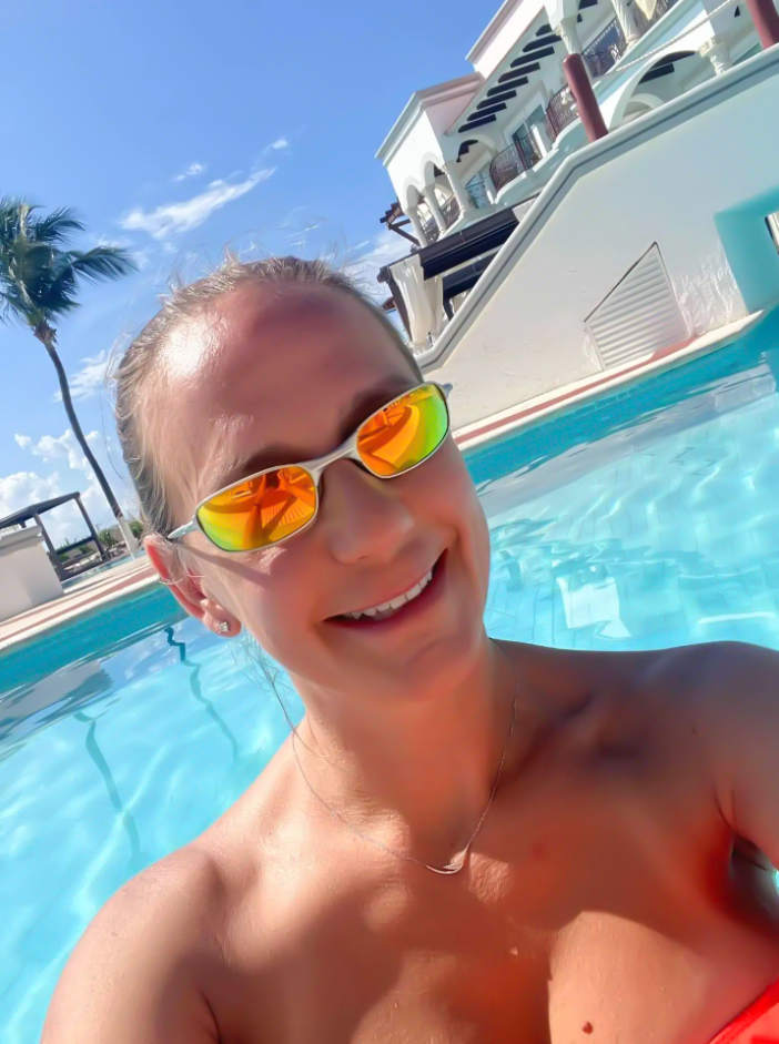 Jill Charpia in Swimming pool