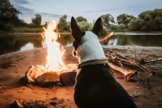 Camping with dog