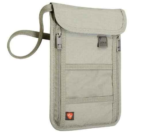 Lewis N. Clark RFID-Blocking Stash Neck Wallet
