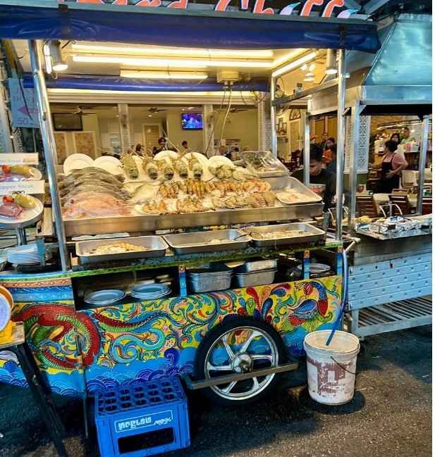 Hua Hin Night Market - grill food