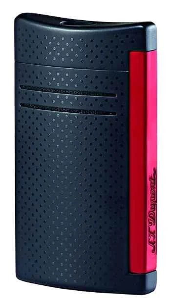 S.T.Dupont 020160N MaxiJet Lighter Punch, Black & Red
