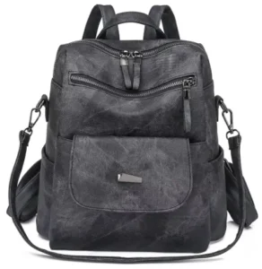 PU Leather Backpack Purse for Women
