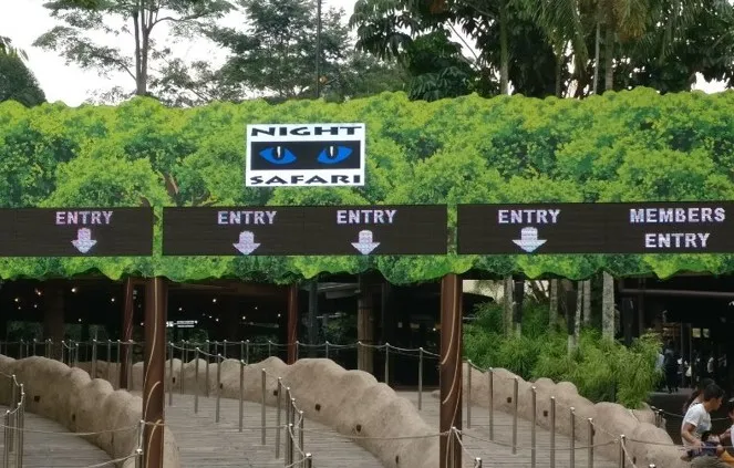 Night Safari - romantic places in Singapore